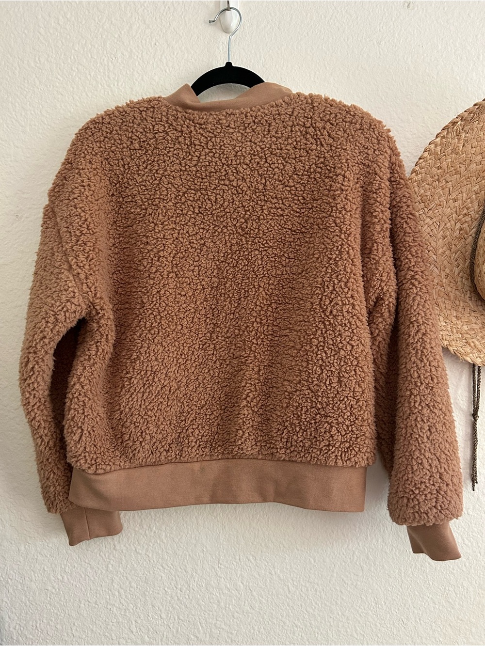 Fuzzy Zip Up Jacket - Picture 2 of 3